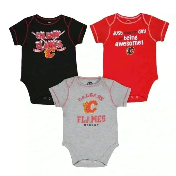 🆕Calgary Flames  Infant 3 Piece Set - Picture 8 of 12